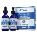 Dieta complexa gotas – Melhores gotas naturais para homens e mulheres (2 Pacote de garrafa) - 60 dias de fornecimento