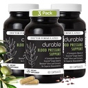 Pressão sanguínea durável – Benolea Olive Leaf & Enovita Grape Seed Extract – Circulação saudável, Óxido nítrico e suporte arterial – Doutor Formulado, Vegan, Não-GMO, Made in USA (180 Cápsulas)