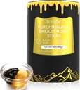 Himalayan Puro Shilajit Sticks com mel orgânico, açafrão fácil de consumir Shilajit 30 Sticks para aumentar a energia Imune 85+ Trace Minerals 75%+ Abastecimento de ácido fulvico 30 dias