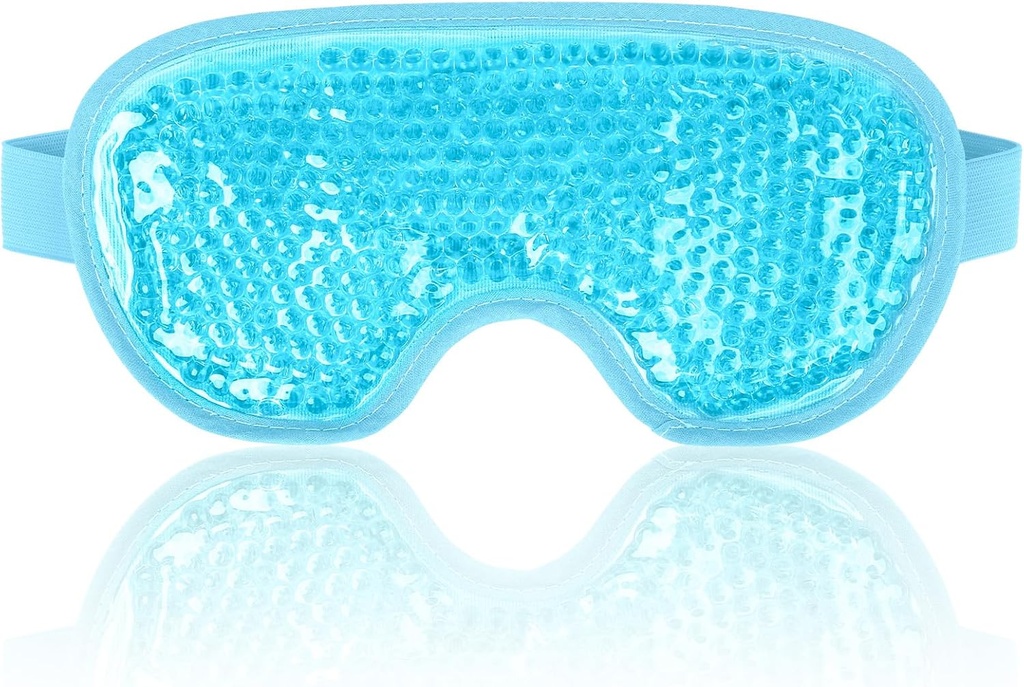 NEWGO Cooling Eye Mask for Puffy Eyes, Cold Mask Eye Ice Pack for After Eyes Surgery, Tension Stress Alief, Itchy Eyes, Cefaleias, Dark Circles - Azul