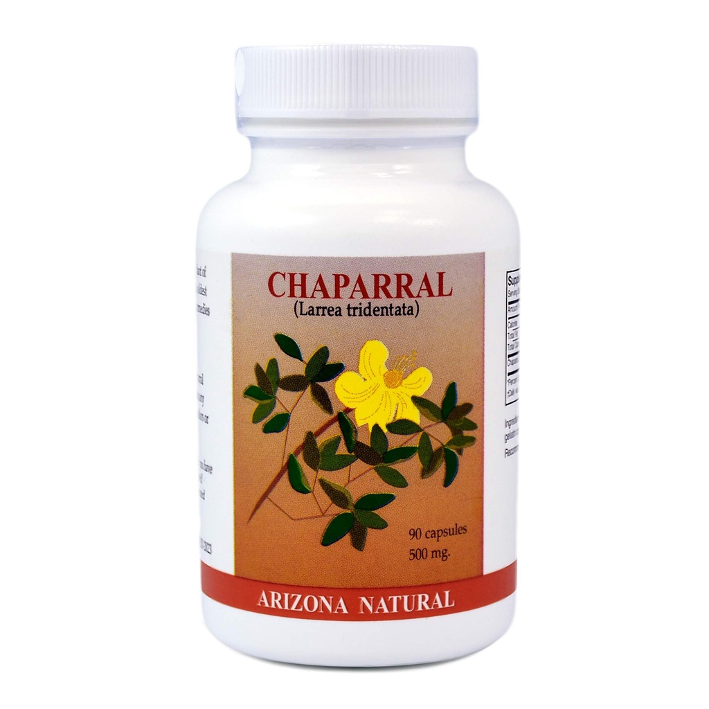 Chaparral (Larrea Tridentata) 500 mg, 90 Cápsulas