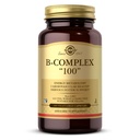 Solgar B-Complexo "100", 100 Cápsulas Vegetais - Suporte ao Sistema Nervoso - Suporta Metabolismo Energético - Não-GMO, Vegan, Glúten Livre, Leite Livre, Kosher - 100 Servimentos