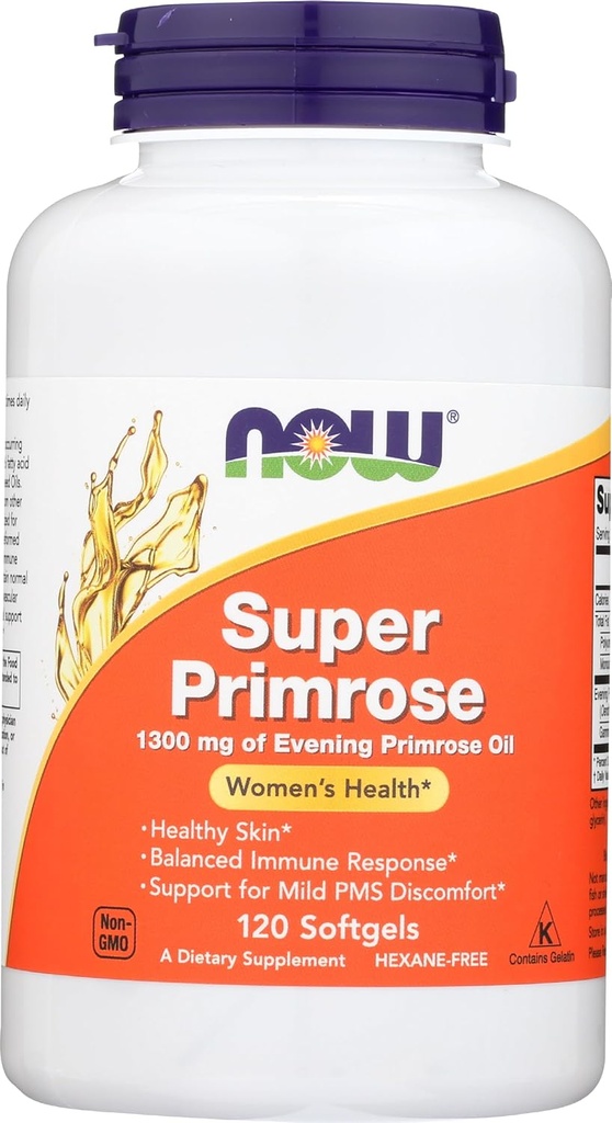 AGORA ALIMENTOS Super Primrose 1300mg Sg, 120 CT