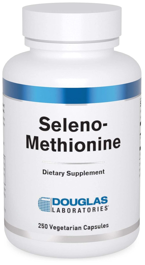 Douglas Laboratories Seleno-Metionina 200 mcg. Biodisponível Selenium 250 Cápsulas