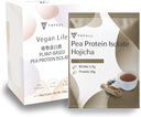 TRYALL Planta Based Ervilha Proteína Pó Isolate (20g de proteína) Saquetas de viagem (Hojicha, 10 pacotes)