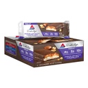 Atkins Endulge Chocolate Bar Caramel Nutty, Sobremesa favorito, 2g de açúcar, Alta em fibra, Keto amigável, 12 Contagem