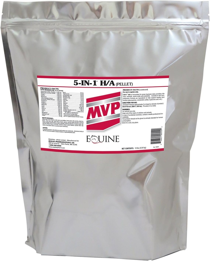 MVP 5-in-1 H/A (10lb) Tudo em um suporte para cavalos.