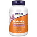 Now Foods Supplements, Berberine Glucose Support, Combinado com MCT Oil para Absorção de Berberina Optimal, 90 Softgels