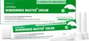 Ebanel 5% Lidocaína Tratamento de hemorroidas Creme com Bruxa Hazel, fenilefrina, Castanha de cavalo, Vitamina B6, Óxido de zinco, Hemorroidas externas e internas Tratamento Queimar Itch dor alívio creme anal