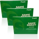 3 Caixas de Sante Puro Cevada Nova Zelândia Mistura com Stevia - Caixa Grande 30 Saquetas Total 90 gramas