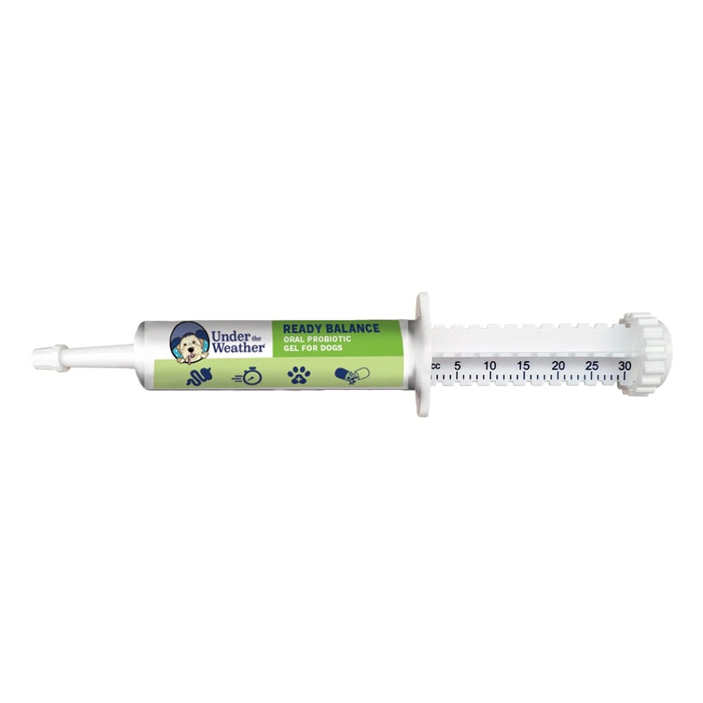 Sob o tempo animal de estimação , Pronto equilíbrio para cães , Probiótico Oral e Gel Prebiótico
