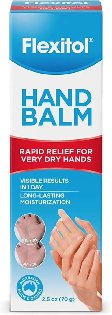 Flexitol Hand Balm, rico creme hidratante mão, 2,5 Tubo de onça