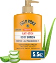 Ouro Bond medicado Anti-Itch Body Lotion 5,5 onças, Esteróide livre, rápida ação Itch alívio