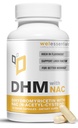 DHM di-hidromiricetina com NAC - 650mg x 60 Cápsulas - 300mg N-acetil-cisteína, 350mg Di-hidromiricetina - Suplemento dietético de força máxima para suporte ao fígado, hidratação