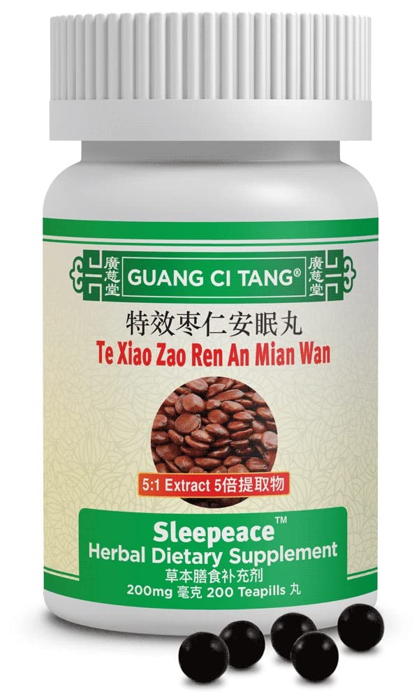 Guang Ci Tang ActiveHerb - Sleepeace Te Xiao Zao Ren an Mian Wan - 200 comprimidos