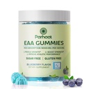 EAA Gummies 120 Gummies (Blueberry), 9000 mg Aminoácidos Essenciais - Todos os 9 Aminos Essenciais (EAA) e Todos os Aminos de Cadeia Ramificada (BCAAs), Não-GMO, Gluten Free, Vegetarian Friendly