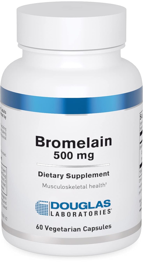 Douglas Laboratories Bromelain 500 mg - Suporta Sistema Musculoesquelético 60 Cápsulas