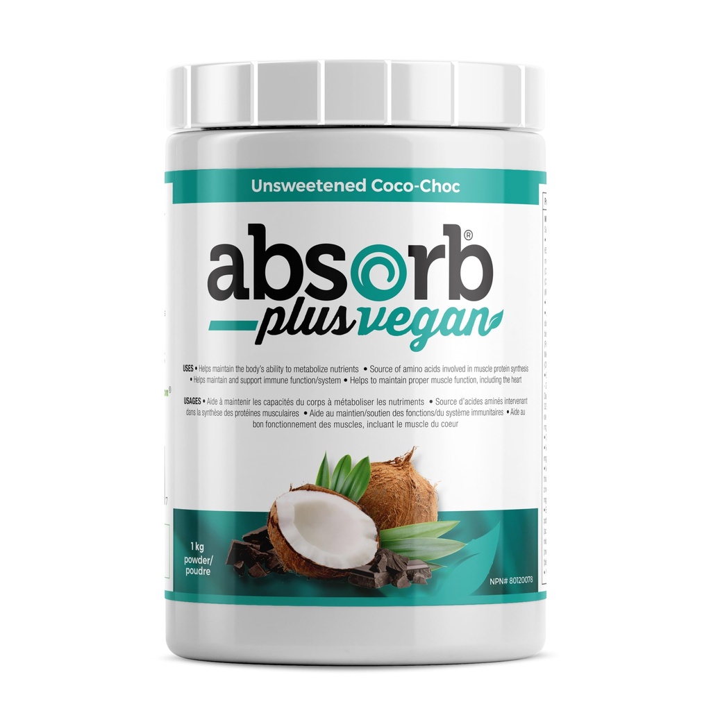 Vegan Isolate Protein - Gut Health, Apoio Nutricional, Ingredientes Naturais, Não-GMO, Gluten-Free, Organic Sprouted Rice Protein (2,2 lbs, Coco-Choc não adoçado)