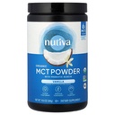 MCT Orgânico Nutiva Pó com Prebiótico Acacia Fibra, Baunilha, 10.6 Oz, USDA Orgânico, Não-GMO, Não-BPA, Vegan, Gluten-Free, Keto & Paleo, Bebidas instantâneas ou Boost para café e smoothies