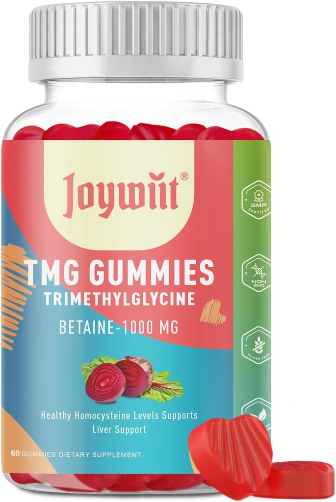 Tmg pastilhas de trimetilglicina Suplementos 1000mg Betaine Anhydrous pastilhas de Tmg, níveis de homocisteína, energia, metilação e suporte imunológico, saúde do fígado, sem glúten, 60 Ct