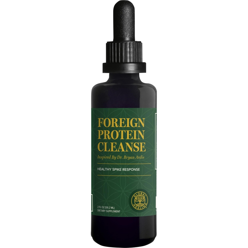 Centro de Cura Global - Limpeza de Proteínas Estrangeiras (Detox de Proteínas Estrangeiras) - Fórmula de Suporte com Wormwood - Ajuda Detox para Suporte Imune - 2 Fl Oz