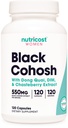 Nutricost Black Cohosh para Mulheres 660mg, 120 Cápsulas - com Don Quai, DIM, e Chaste Berry, Veggie Caps, Non-GMO, Gluten Free