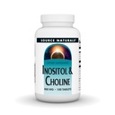 Fonte Naturals Inositol & Choline 800 mg Suporta Função Nerve saudável - 100 comprimidos