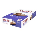 Pensa! Deleite, Keto Protein Bars, Carbo baixo saudável, Lanche sem glúten - Chocolate Mousse Pie, 10 Conde (Packaging May Vary)