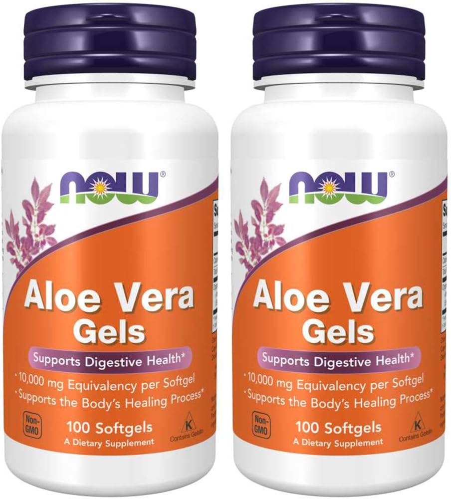 Agora Alimentos Aloe Vera, 100 softgels 2 embalagem