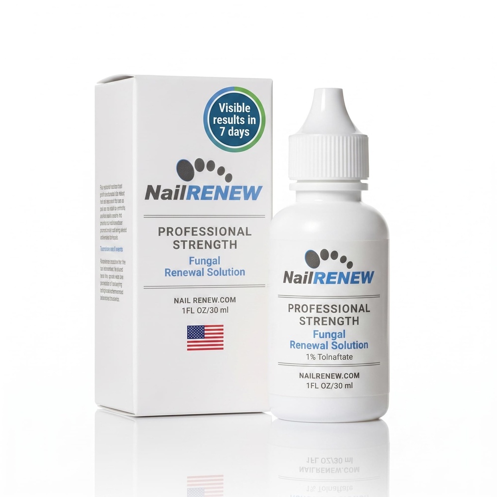NailRENEW Antifúngico - Força profissional, Tratamento de Fungos Complacentes para Fungos do Dedo do Dedo, Descoloridos ou Brittle Nails (1 garrafa)