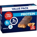 Barras de proteína da fibra um mastigar, porca do caramel, lanches da proteína, 10 CT