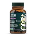 Gaia Herbs Cramp alívio - Suplemento de ervas para equilíbrio hormonal & período Cramp alívio - Feito com raiz de alcaçuz orgânico, Raiz de peônia branca, Azevinho & Mais - 60 Cápsulas Vegan (60 Servings)