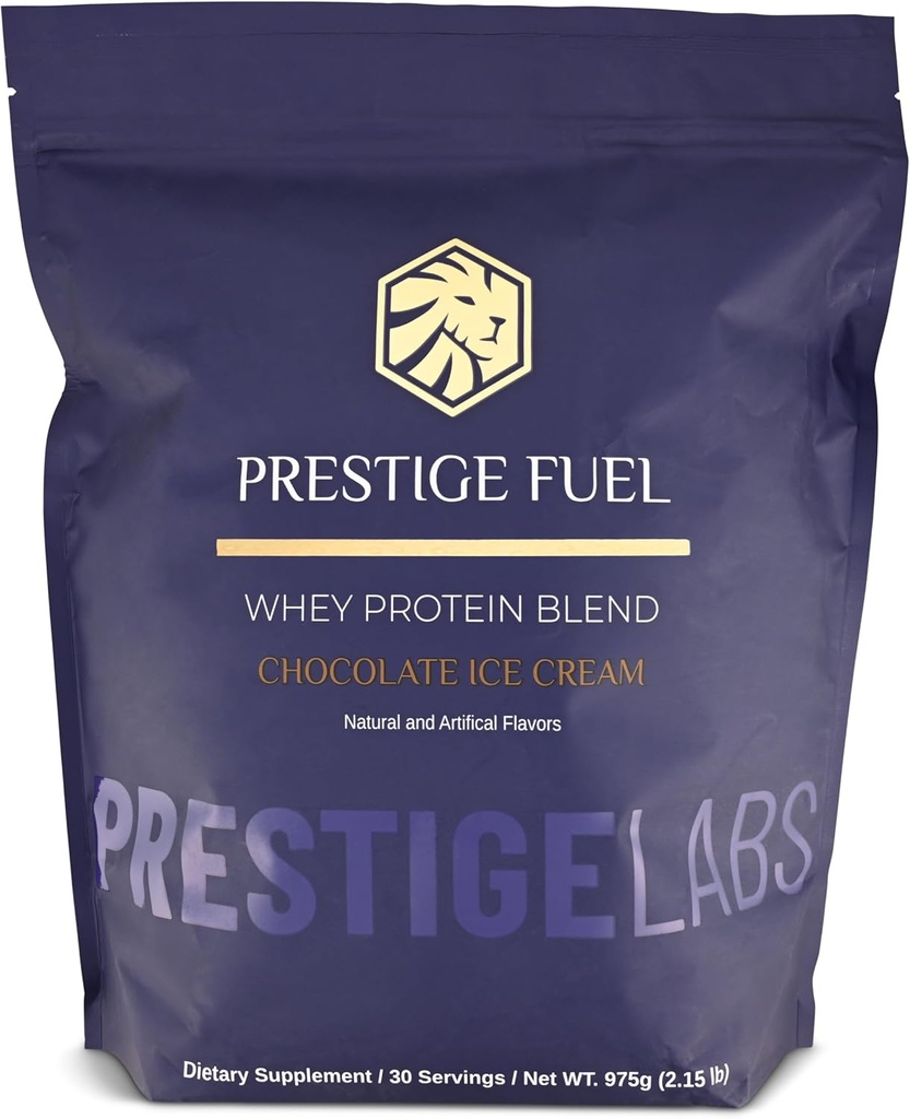Combustível Prestige Whey proteína natural e isolate mistura chocolate sorvete sabor (30 Servings)