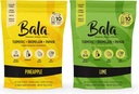 BALA Powder Packets, Livre de açúcar, Mistura de hidratação para a saúde da tripa, sabores naturais, pacote de 20 embalagens