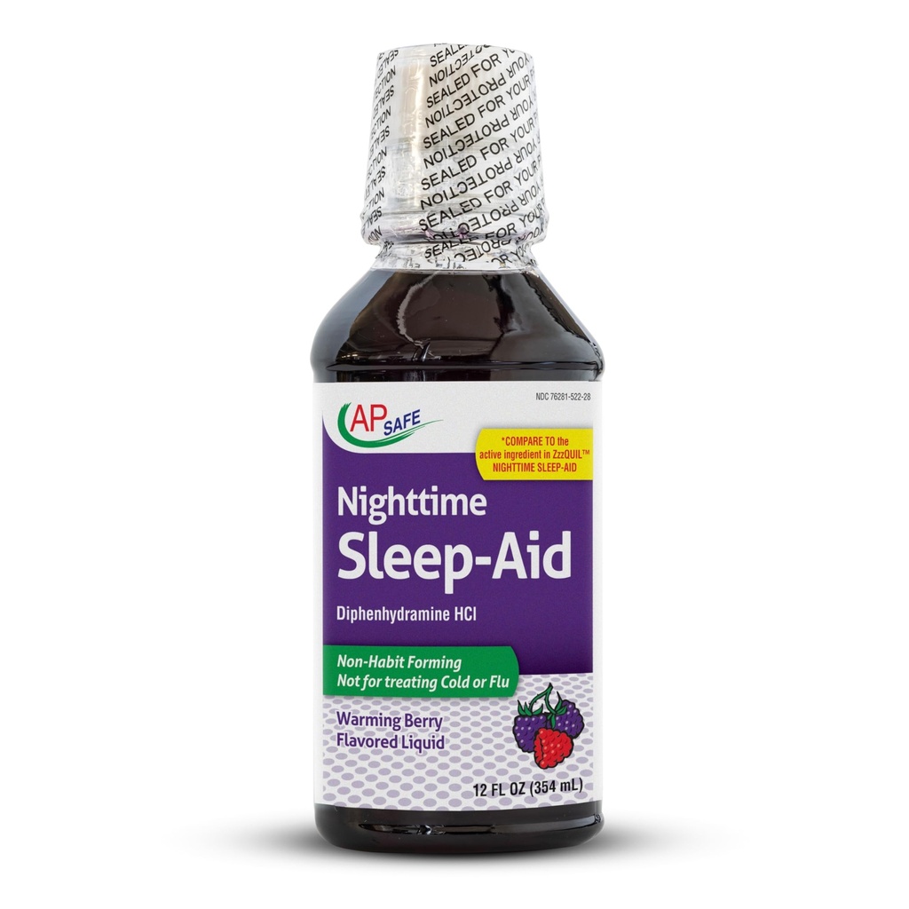 Líquido de Sono noturno para adultos, AP seguro