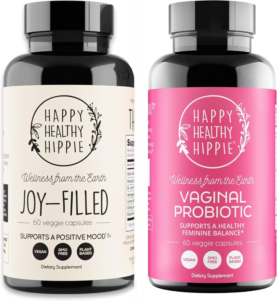 Feliz saudável Hippie Vaginal Probióticos para Mulheres & Joy-cheio de suporte humor