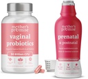 Promessa da mãe Pré-natal & Pós-natal Multivitamin líquido & vaginal Probióticos para as mulheres Bundle