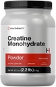 Horbäach Creatina Mono-hidratado em pó (35,2 onças) □ Micronizado e sem sabor □ Vegetariano, Não-GMO, e Suplemento sem glúten