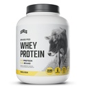 Níveis Feita de grama Whey Protein Powder, Sem artificiais, 24G de proteína, feijão de baunilha, 5LB