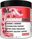 Nutrição de Evluição Suplemento L-Arginina de Óxido Nitrico - Suplemento de Óxido Nitrico de Alta Potência com 5000mg de L Arginina para Bombas Enhanced Crescimento muscular de energia e Vascularidade NO Booster