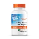 Doctor's melhor totalmente ativo B Complexo, Energia e suporte celular, Não-GMO, Glúten livre, Soja livre, Vegan 60 Veggie Caps
