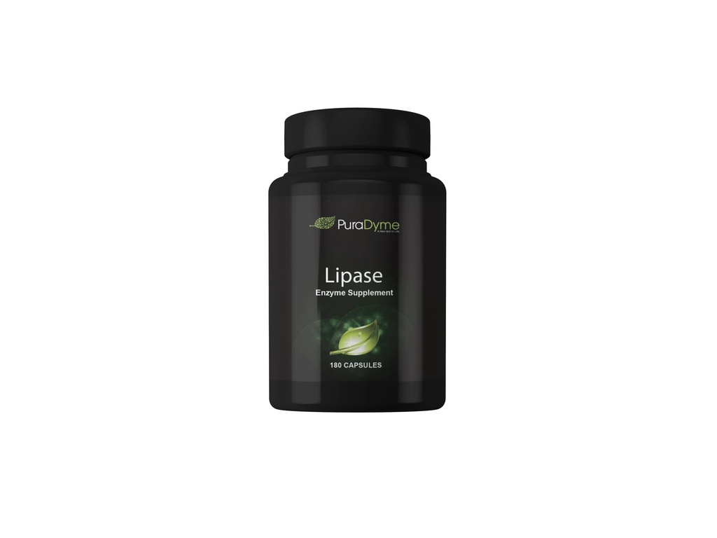 PuraDyme Lipase Enzima 180 Cápsulas Enzima Digestiva (1)