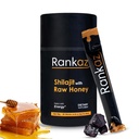 Rankaz Natural Shilajit Honey Sticks Organic - 30 Sticks, Shilajit Honey Fulvic Acid e Trace Minerals