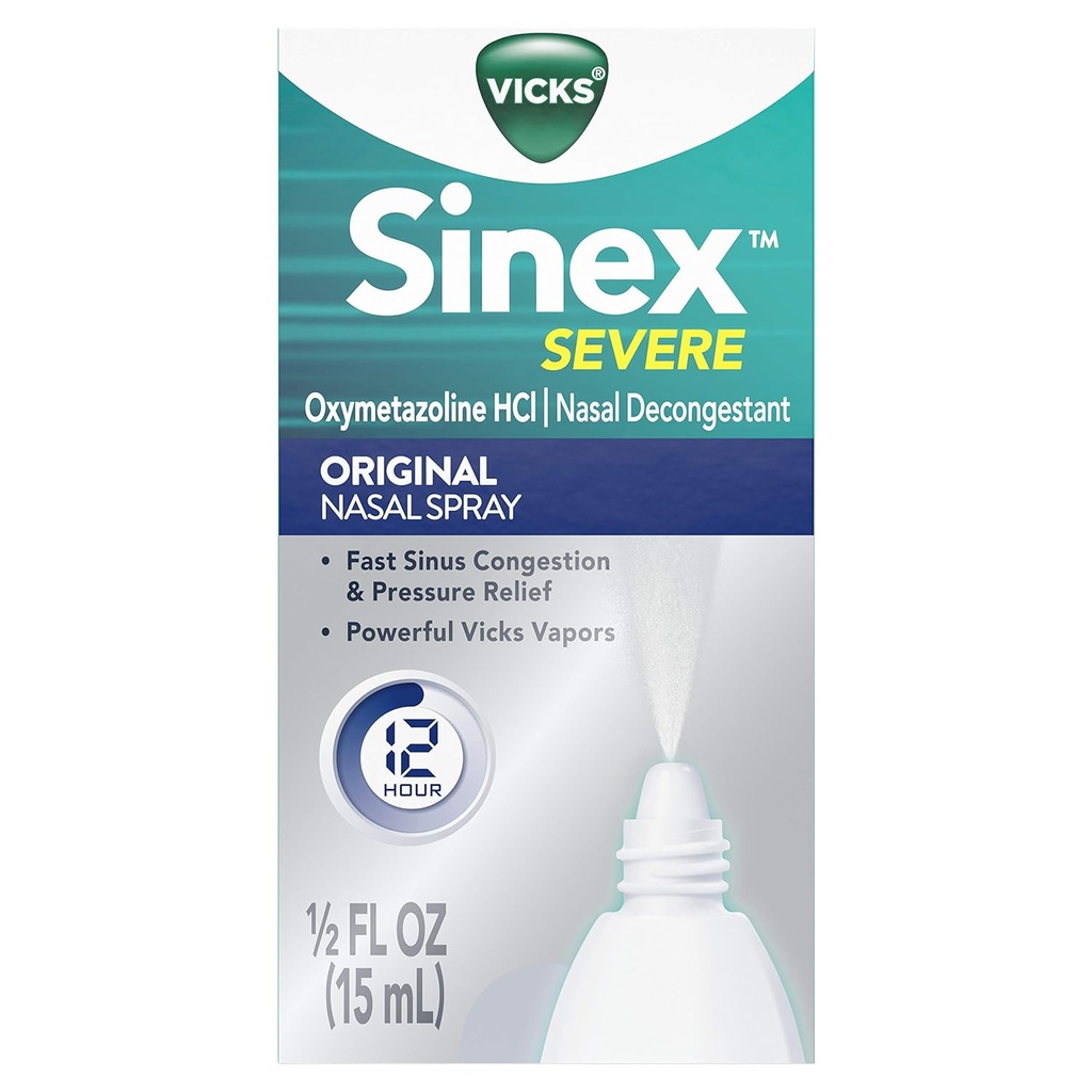 Vicks Sinex Pulverização nasal grave 0,50 oz