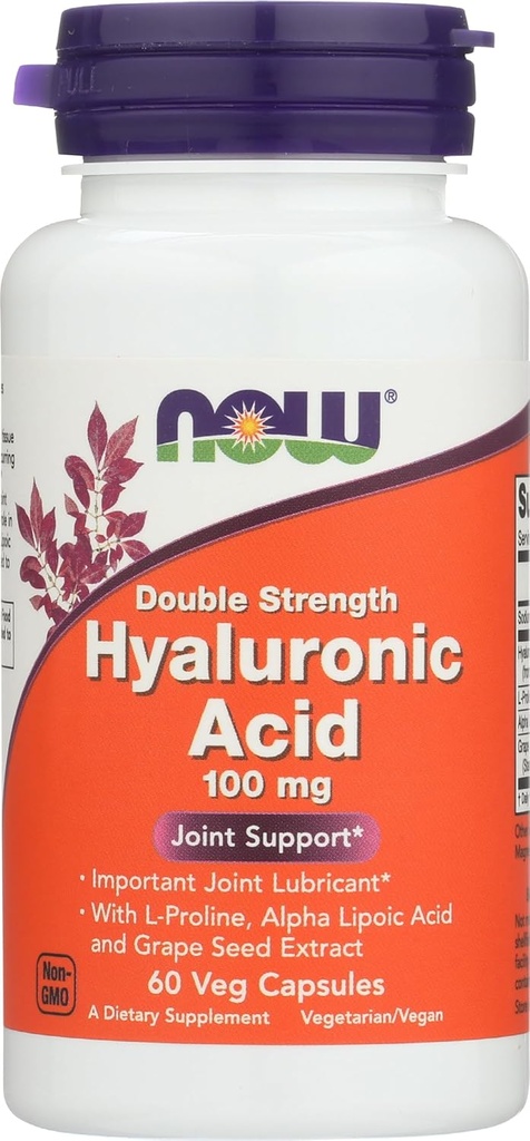 Agora Foods Acid 100Mg 2X 60 Vc Hyaluronic, 60 CT