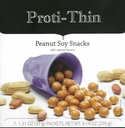 Proti-Thin Peanut Soja Snacks, 15g Proteína, Baixa Caloria, Baixa Gordura, Baixo Carbo, Sem Ingredientes Glúteos, Diet Protein Puffs, KETO Friendly, Ideal Protein Compatível, 7 Count Box
