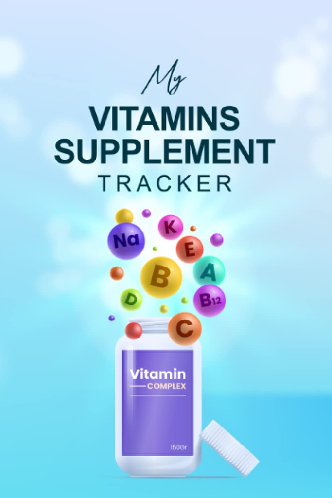 My Vitaminas Tracker Suplemento: Diário semanal de suplementos e ingestão de vitaminas, Diário de bordo