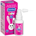 NAVEH PHARMA® CleanEars Baby □ Pulverizador de remoção de cera de ouvido de ação rápida; quebra e dissolve cera de ouvido em apenas 1 tratamento; Clinicamente provado ser 300% mais eficaz; óleo mineral, gentil e seguro; 1 OZ