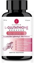 Astha L-Glutation para Pele com Vitamina C e Sementes de Uva, 1000 mg - 60 Cápsulas por GLOWSIK