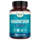 Aninhado Naturals Magnésio Glicinato Quelato - 200mg Quelated Magnésio Suplemento para Cães Músculos, Relaxação, & Apoio ao Sono - 100% Albion TRACCS Buffered Magnésio Glicinato - 120 Cápsulas Vegan